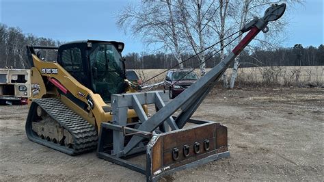 skid steer logging winch|recovery winch for skid steer.